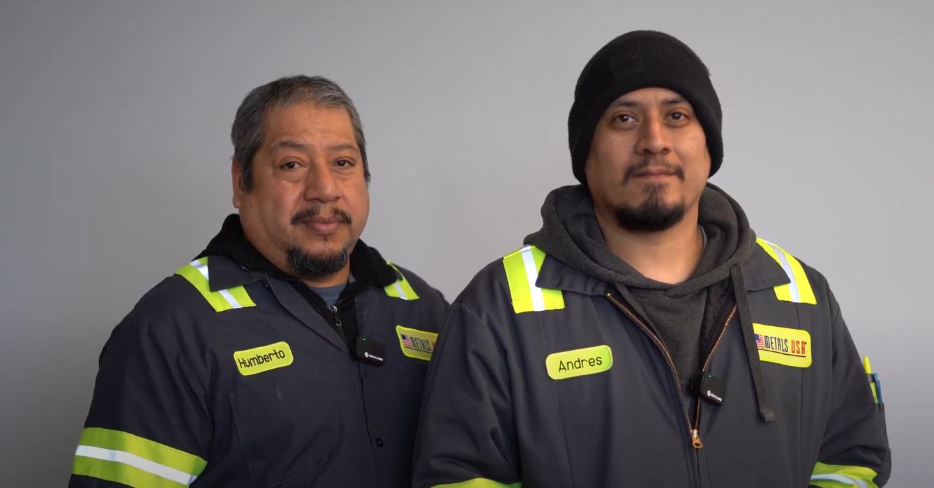 Still of two employees